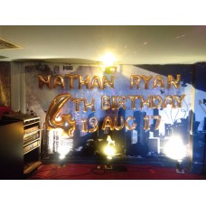 Backdrop Alphabet balloons